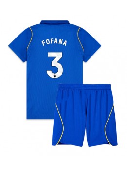 Chelsea Wesley Fofana #3 Heimtrikotsatz für Kinder 2026-27 Kurzarm (+ Kurze Hosen)